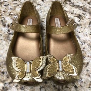 Mini Melissa Butterfly Shoes 9Toddler